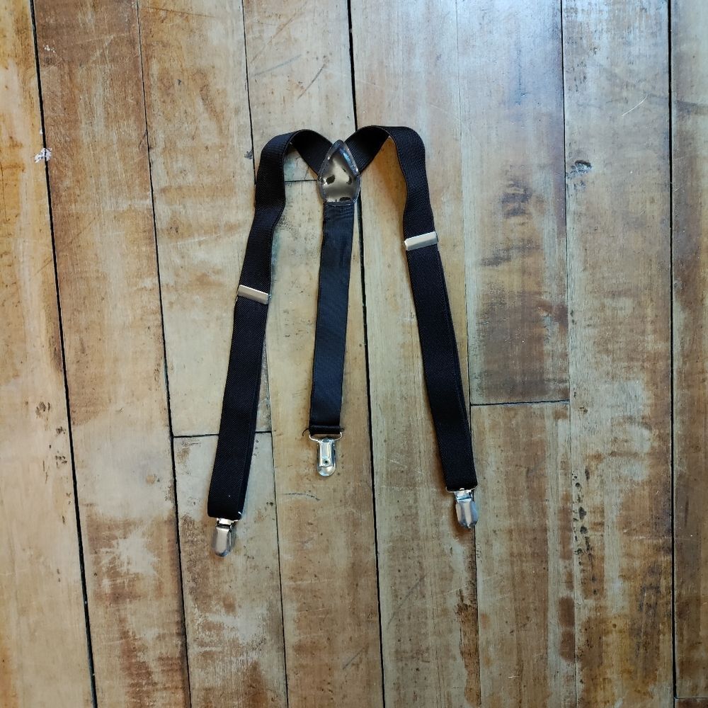 Boys suspenders brown adjustable size small to medium wedding Easter costume